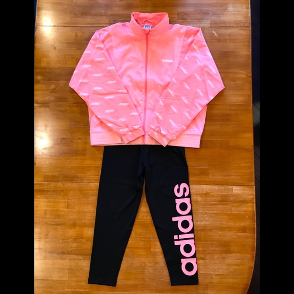 ADIDAS Pink Track Jacket - Picture 2 of 5